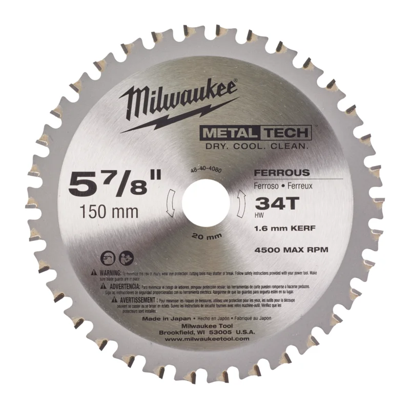 Víkendová Akce Milwaukee Pilový kotouč na kov 150x20x34Z-1ks