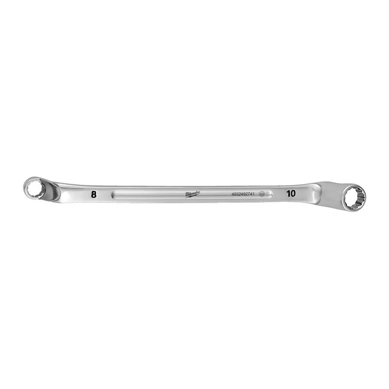 Milwaukee Vyhnutý oboustr. očkový klíč 75° 8x10mm Nejlepší Cena