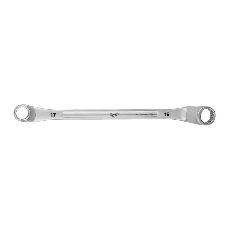 Milwaukee Vyhnutý oboustr. očkový klíč 75° 17x19mm Pouze Dnes