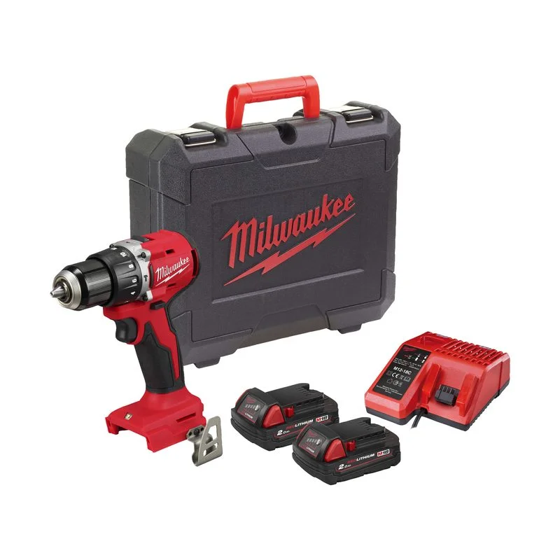 Milwaukee M18 BLPDRC-202Ckompaktní bezuhlíková příklepová vrtačka Objednat Nyní