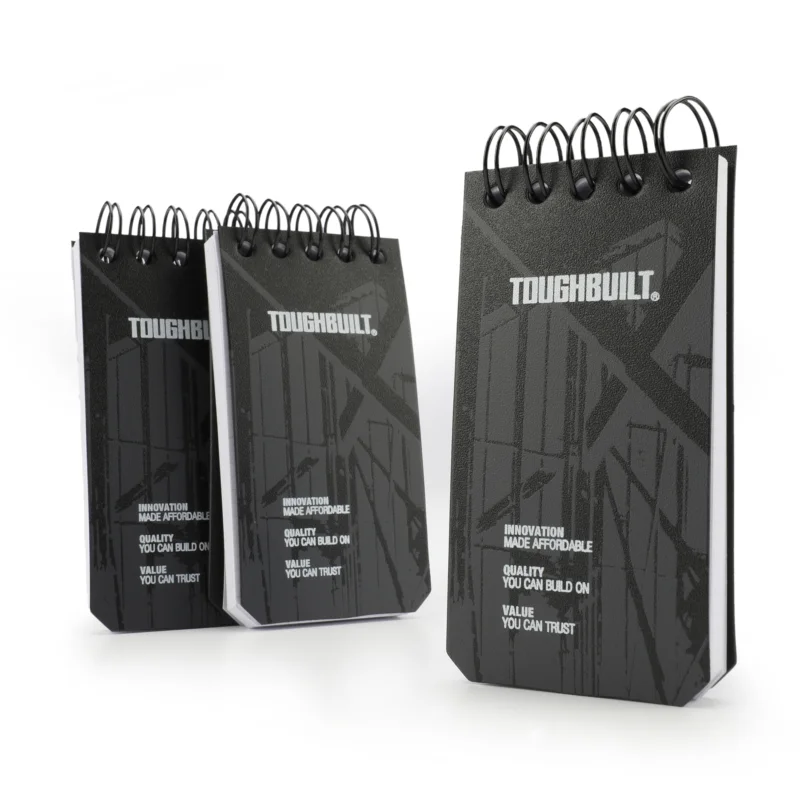 Nová Kolekce ToughBuilt Extra malý mřížkovaný zápisník - 3 ks