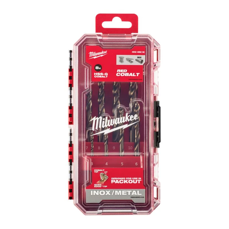 Milwaukee 8ks sada vrtáků HSS-Co Nejlepší Volba