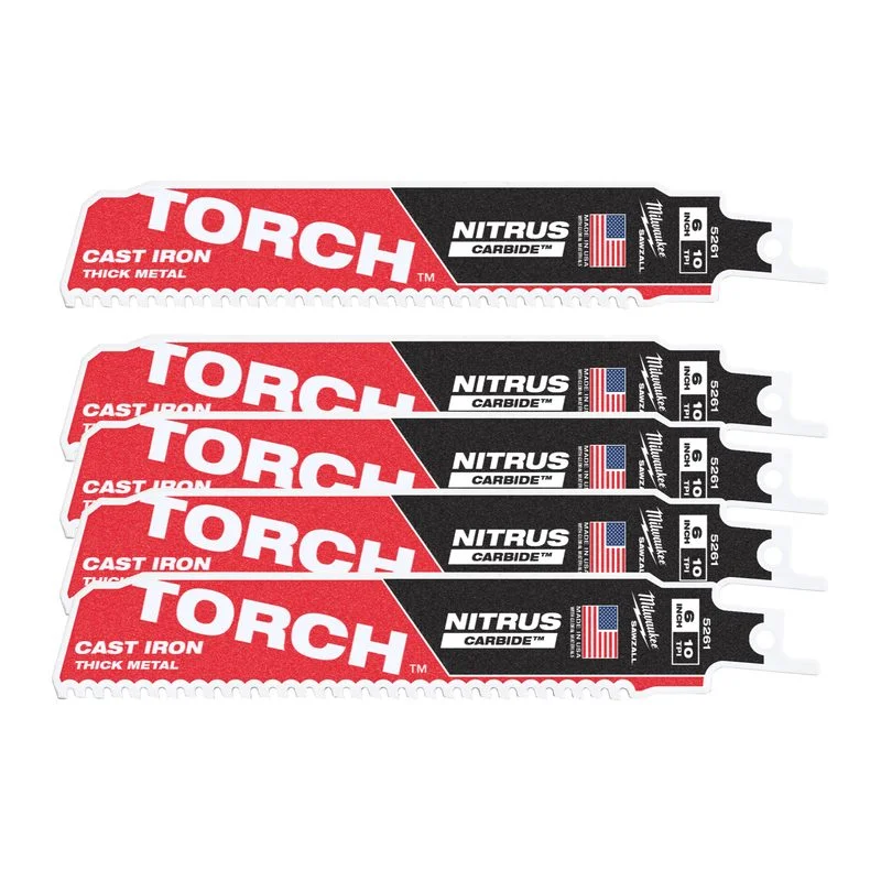 Odeslání Ihned Milwaukee Plátek do ocasky TORCH NITRUS 150x10T, 5ks. bal.