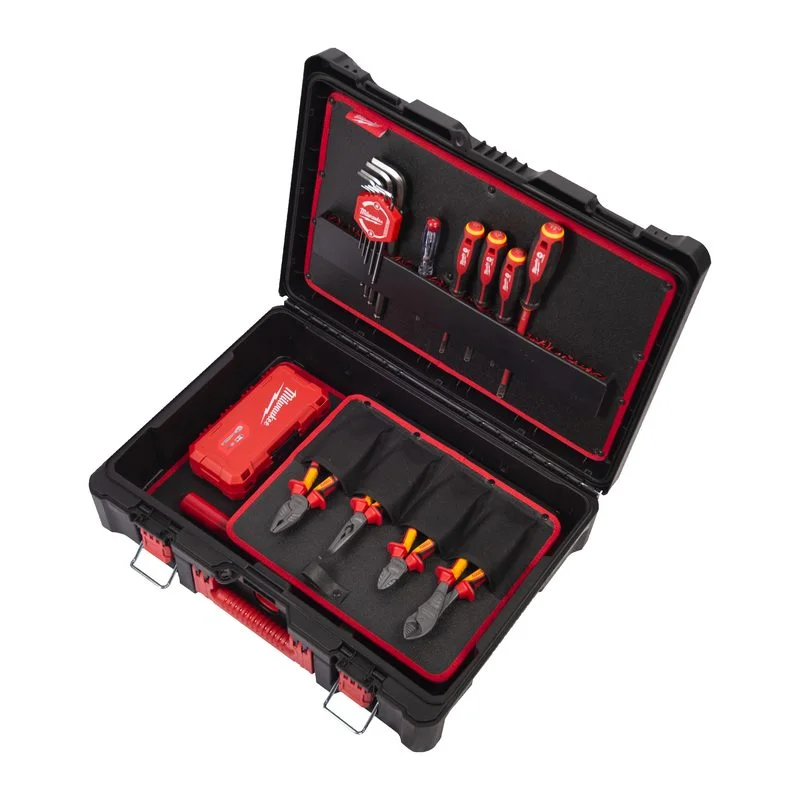 Hit Sezóny Milwaukee PACKOUT Elektrikářský Set 62 pc