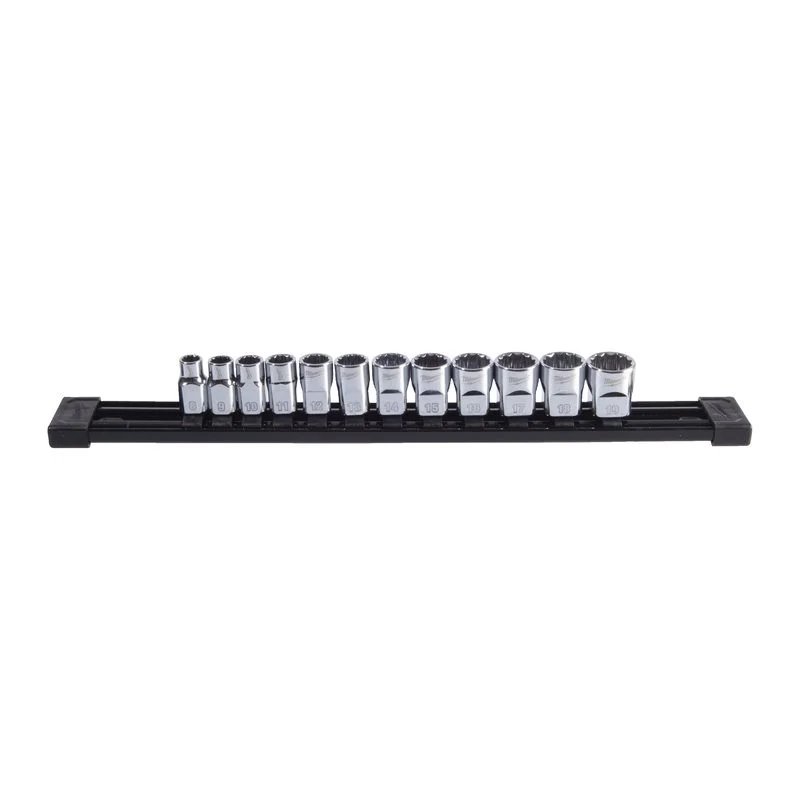 Milwaukee 12pc 3/8" Drive 12-Point Socket Set - Metric Dokud Zásoby Vydrží
