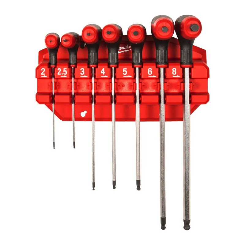 Milwaukee 7 PC Hex Key Wrenches with Comfort Grip Set with Rack Hit Sezóny