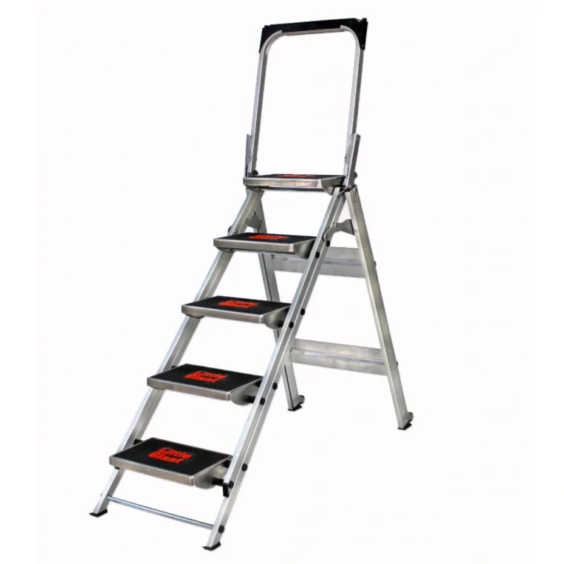 Little Giant - Safety Step 5 - profesionální schůdky s bezpečnostním madlem a protiskluzovou podložkou Koupit Online