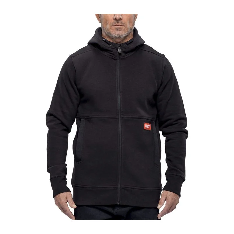 Koupit Online Milwaukee GRIDIRON mikina s kapucí na zip, černá 2XL - 1 ks